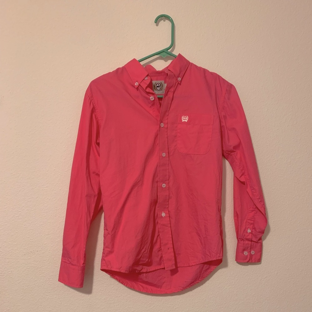 Youth Cinch Pink Western Shirt